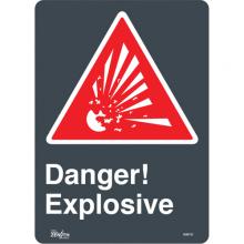 Zenith Safety Products SGM733 - "Explosive" Sign