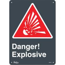 Zenith Safety Products SGM735 - "Explosive" Sign
