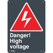 Zenith Safety Products SGM743 - "High Voltage" Sign