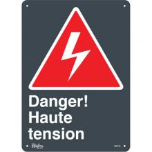 Zenith Safety Products SGM749 - "Haute Tension" Sign