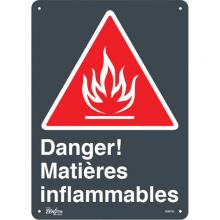 Zenith Safety Products SGM755 - "Matières Inflammables" Sign