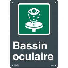 Zenith Safety Products SGM767 - "Bassin Oculaire" Sign