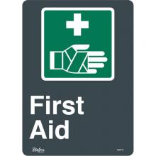 Zenith Safety Products SGM775 - "First Aid" Sign
