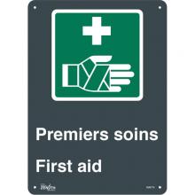 Zenith Safety Products SGM779 - "Premier Soins/First Aid" Sign