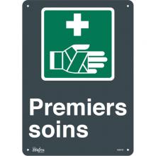 Zenith Safety Products SGM783 - "Premier Soins" Sign
