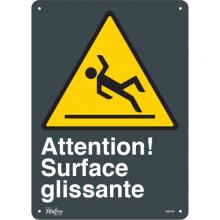 Zenith Safety Products SGM789 - "Surface Glissante" Sign