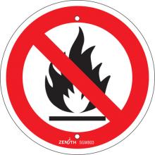 Zenith Safety Products SGM803 - No Open Flames CSA Safety Sign