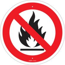 Zenith Safety Products SGM806 - No Open Flames CSA Safety Sign