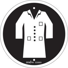 Zenith Safety Products SGM869 - Lab Coat Required CSA Safety Sign