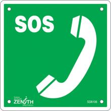 Zenith Safety Products SGN106 - Emergency Telephone CSA Safety Sign