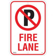 Zenith Safety Products SGP345 - No Parking "Fire Lane" Sign