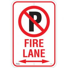 Zenith Safety Products SGP346 - No Parking "Fire Lane" Sign