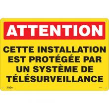Zenith Safety Products SGS317 - "Système de télésurveillance" Sign