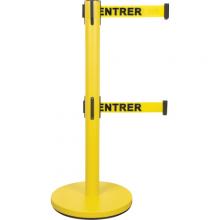 Zenith Safety Products SHA667 - Dual Belt Crowd Control Barrier