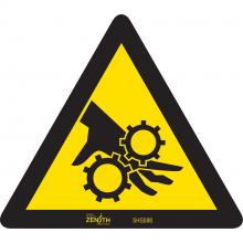Zenith Safety Products SHG588 - SIGN 6" TRIANGLE PINCH POINT PICTO, VINYL