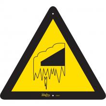 Zenith Safety Products SHG611 - SIGN 12" TRIANGLE FALLING SNOW/ICE PICTO, AL