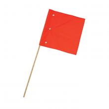 PIP Canada TSFL02GR - PIP DYNAMIC, TRAFFIC FLAG, TRAFFIC WARNING FLAGS AND BANNERS, FLUORESCENT, SOLID ORANGE, 18" X 1