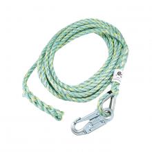 PIP Canada FP58EPS/75A - PIP DYNAMIC, POLYSTEEL ROPE, VERTICAL LIFELINE, GREEN, 75 FT, CERTIFIED CSA  Z259.2.5-17