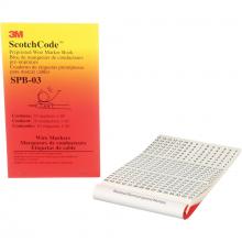 3M XH305 - ScotchCode™ Pre-Printed Wire Marker Book