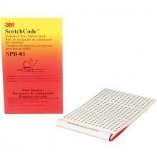3M XH306 - ScotchCode™ Pre-Printed Wire Marker Book