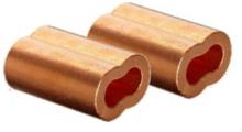 Vanguard Steel 2952 0003 - COPPER OVAL SLEEVES    3/64"