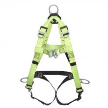 Peakworks V8002060 - Safety Harness Contractor Series - 6D - Class APLE - Pass-Thru Buckles