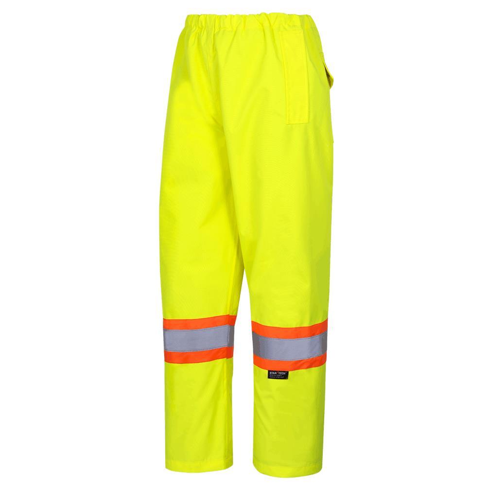 Hi-Viz Yellow/Green 450D 100% Waterproof Pants - 2XL
