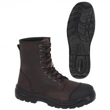 Pioneer V4610330-10 - Brown Leather 8" Work Boot - 10