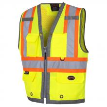 Pioneer V1010130-2XL - Surveyor's Safety Vests - 150D Woven Twill Polyester