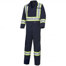 Pioneer V202068T-40 - Navy Polyester/Cotton Coverall - 40
