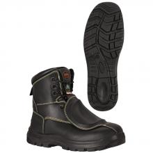 Pioneer V4610970-8 - 8" CSA Safety Leather Boots - Metatarsal-Protected - Black - 8