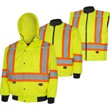 Pioneer V1110660-2XL - Waterproof Safety Jackets 450D Oxford Polyester