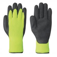 Pioneer V5010260-L - Hi-Viz Yellow/Green Seamless Knit Latex Glove - L