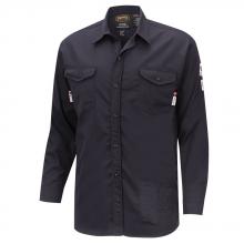 Pioneer V2540440-2XL - FR-TECH® Flame-Resistant Safety Shirt - Navy - 2XL
