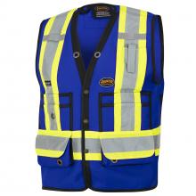 Pioneer V1010180-2XL - Surveyor's Safety Vests - 150D Woven Twill Polyester