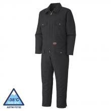 Pioneer V206017A-2XL - Quilted Cotton Duck Coverall - Black - 2XL