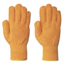 Pioneer V5010650-L - Orange Seamless Knit Criss-Cross Nylon Glove - L