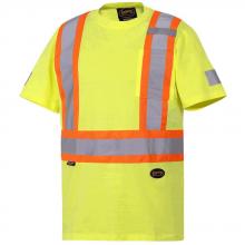 Pioneer V1050560-2XL - Yellow/Green Cotton Safety T-Shirt - 2XL