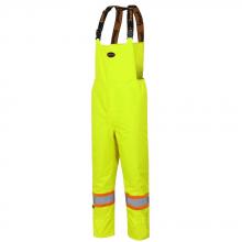 Pioneer V1150460-2XL - Hi-Viz Yellow/Green “The Rock” 300D Oxford Polyester Insulated Bib Pants - 2XL