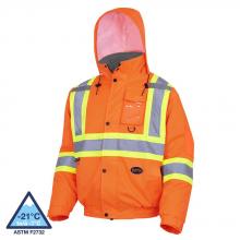 Pioneer V1130460-2XL - Hi-Vis Softshell Waterproof/Breathable Premium Safety Jackets