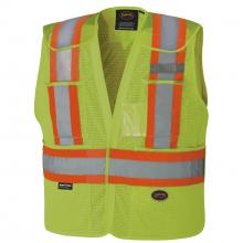 Pioneer V1020250-4/5XL - Hi-Vis Safety Vests with Adjustable Sides