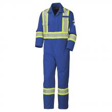 Pioneer V252001T-40 - Royal Blue Flame-Gard® FR/ARC Rated 98% Cotton 2% Antistatic 6.5 oz Coverall - Tall - 40