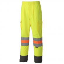 Pioneer V1190260-M - Hi-Viz Yellow Breathable Traffic Safety Pants - Tricot Polyester - MTQ Approved - M