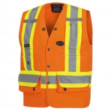 Pioneer V1010150-2XL - Surveyor's Safety Vests - 150D Woven Twill Polyester