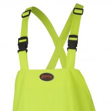 Pioneer V1090260-2XL - Hi-Viz Yellow/Green 150D Lightweight Waterproof Safety Bib Pants - 2XL