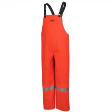 Pioneer V3510960-2XL - Hi-Viz Orange PVC/Polyester/PVC FR Safety Bib Pants - 2XL