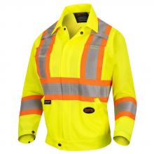 Pioneer V1071260-2XL - Women's Hi-Viz Traffic Safety Jacket - Hi-Viz Yellow/Green - XS