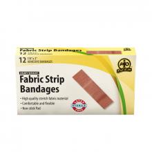 Wasip F1504812 - Fabric Strip Bandage, 7.5 x 2.2cm, 12/Box