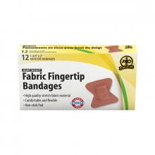 Wasip F1513812 - Fabric Fingertip Bandage, 5 x 4.5cm, 12/Box