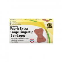 Wasip F1516805 - Fabric Fingertip Bandage, Large, 7.5 x 4.5cm, 5/Box